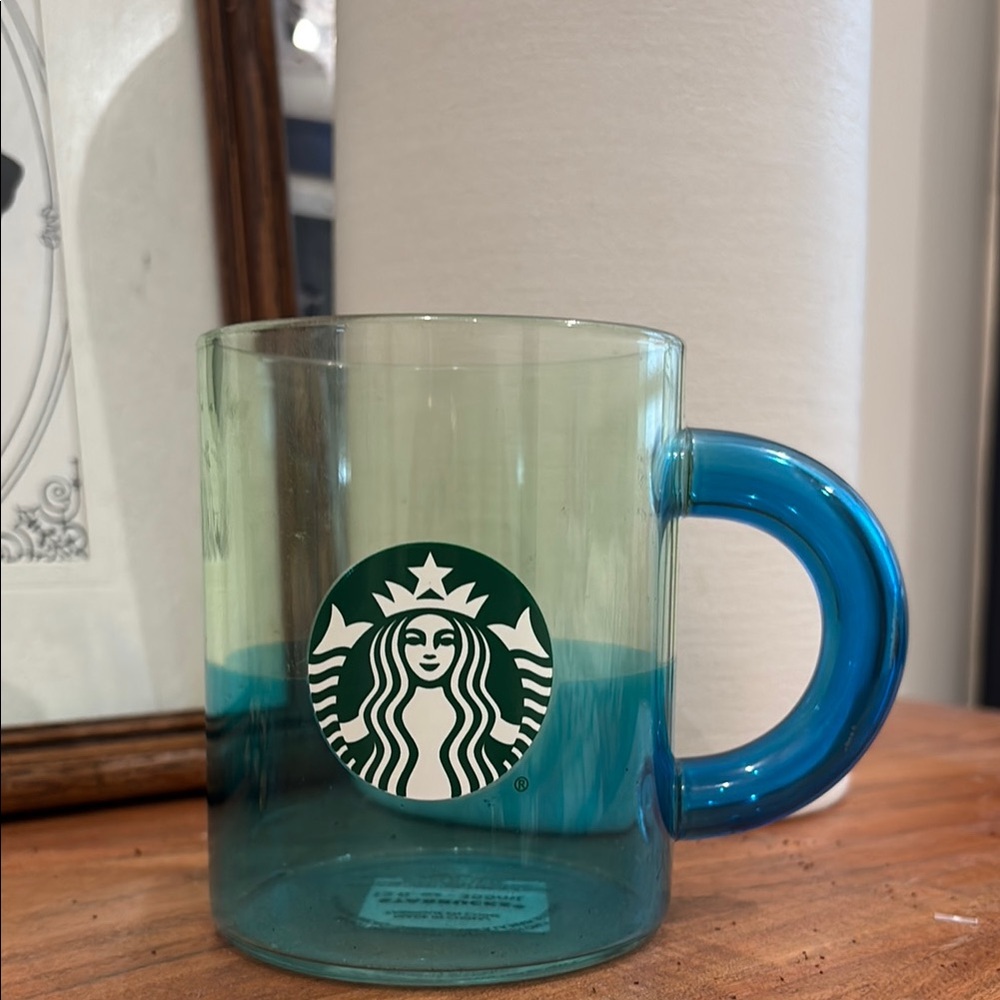 Starbucks Green and Blue Accent Mug